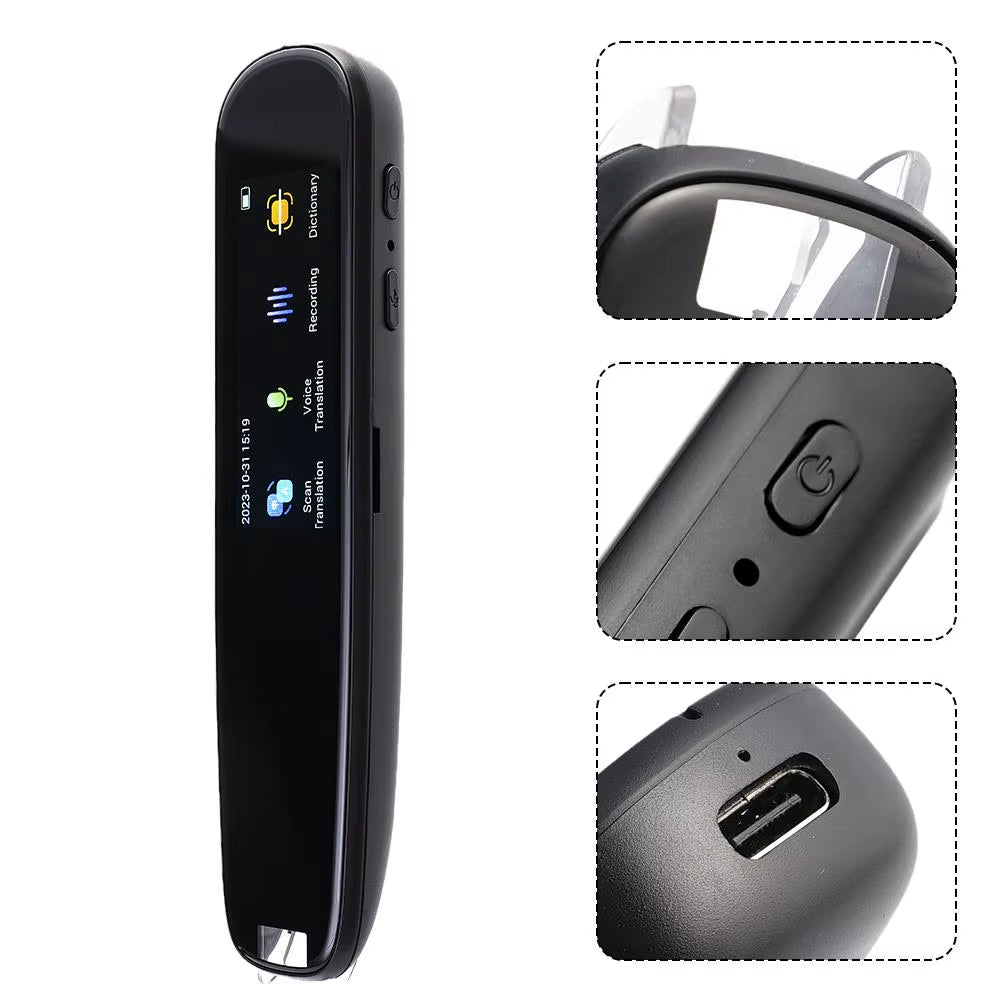 Smart Translator Pen – 112 Languages, Offline Translation, Voice & Photo Scanning