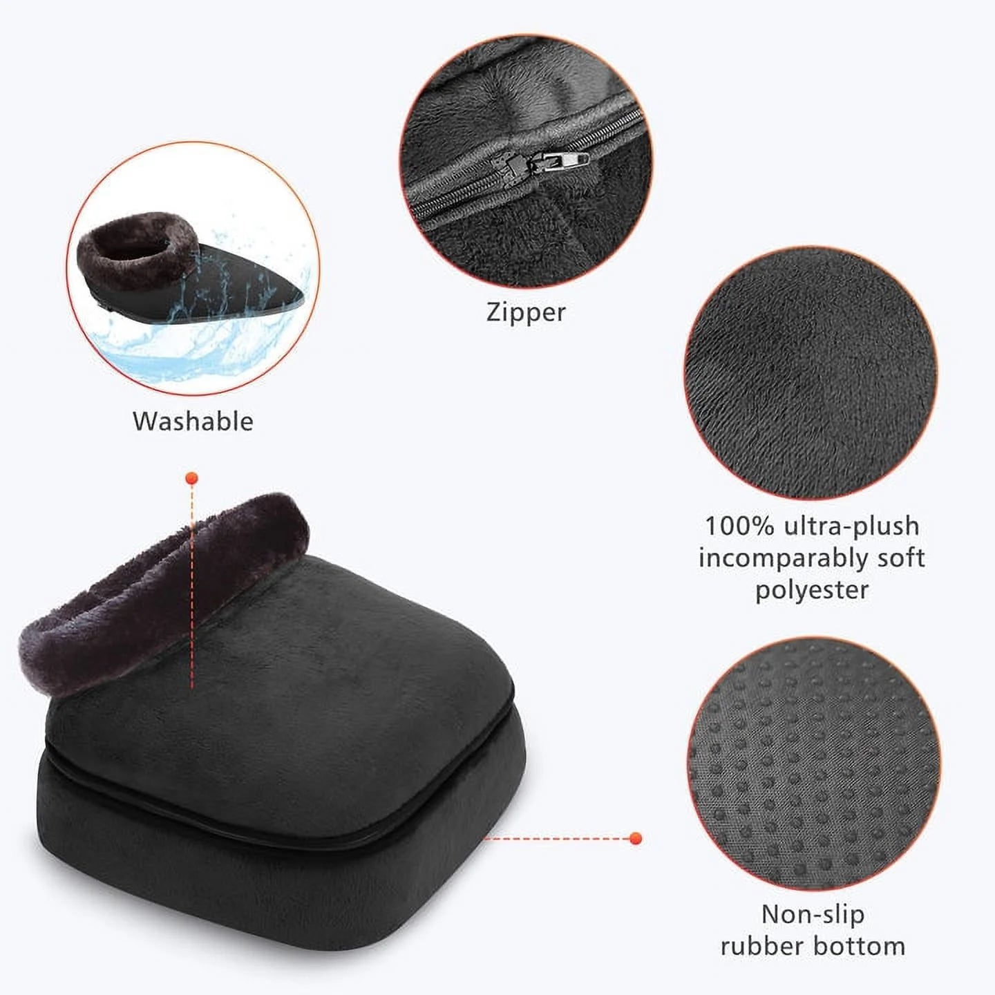 Comfier Shiatsu Foot Massager with Heat – Ultimate Relaxation for Feet & Back