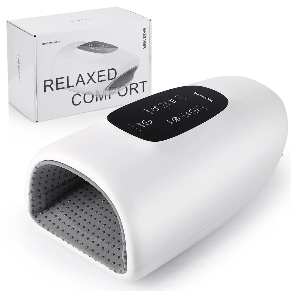 Heated Air Compression Hand Massager – Palm, Finger & Wrist Relief