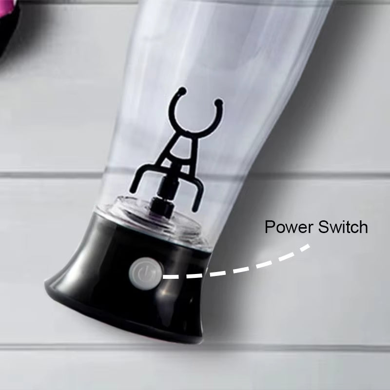 300ML Electric Protein Powder Mixing Cup – Smart Automatic Shaker for Perfect Blends