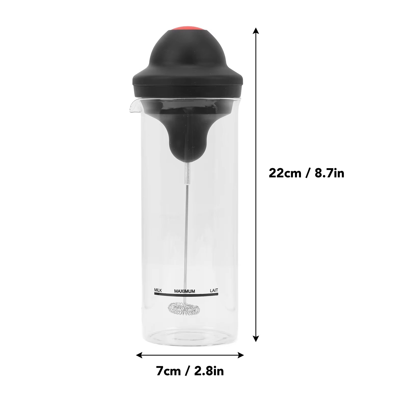 Portable Milk Frother – Electric Foamer for Perfect Coffee Creations