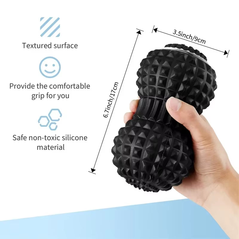 Electric Massage Peanut Ball – Rechargeable Deep Tissue Vibrating Massager