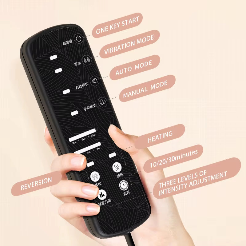Jinkairui Airbag Heated Neck Massager – Full Body Massage Mat for Ultimate Relaxation