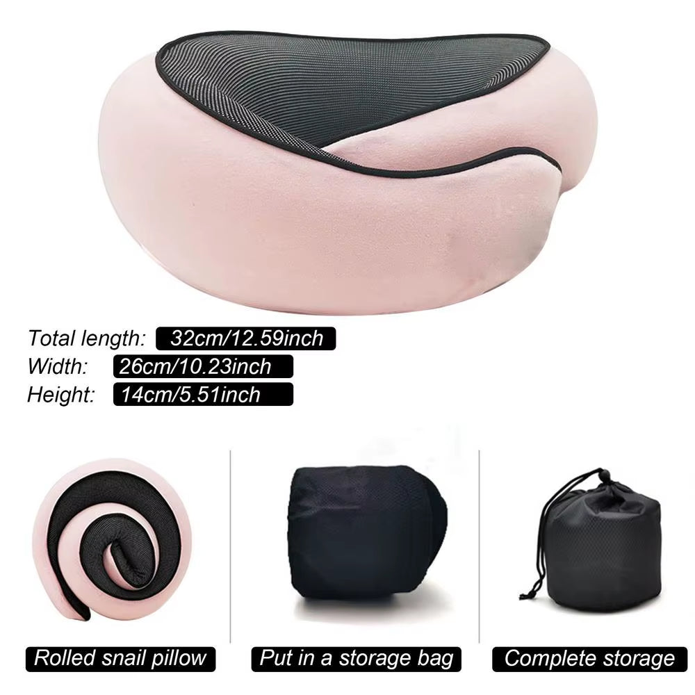Memory Foam Travel Neck Pillow – U-Shaped Comfort for Every Journey