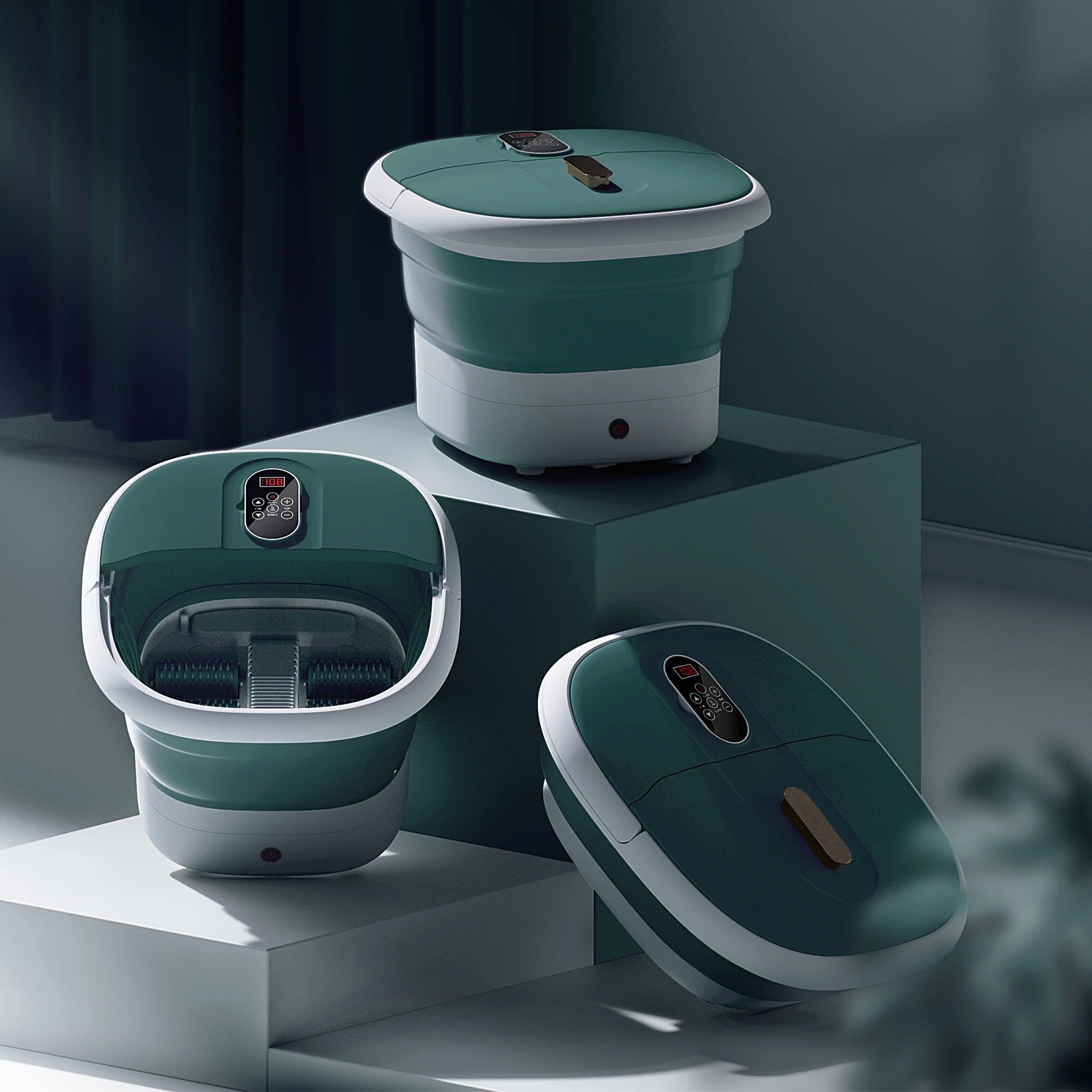 MaxKare Collapsible Foot Spa Bath Massager – Ultimate Foot Relaxation at Home