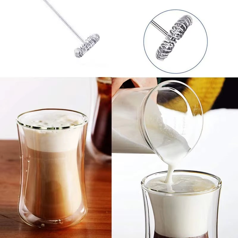 Portable Milk Frother – Electric Foamer for Perfect Coffee Creations