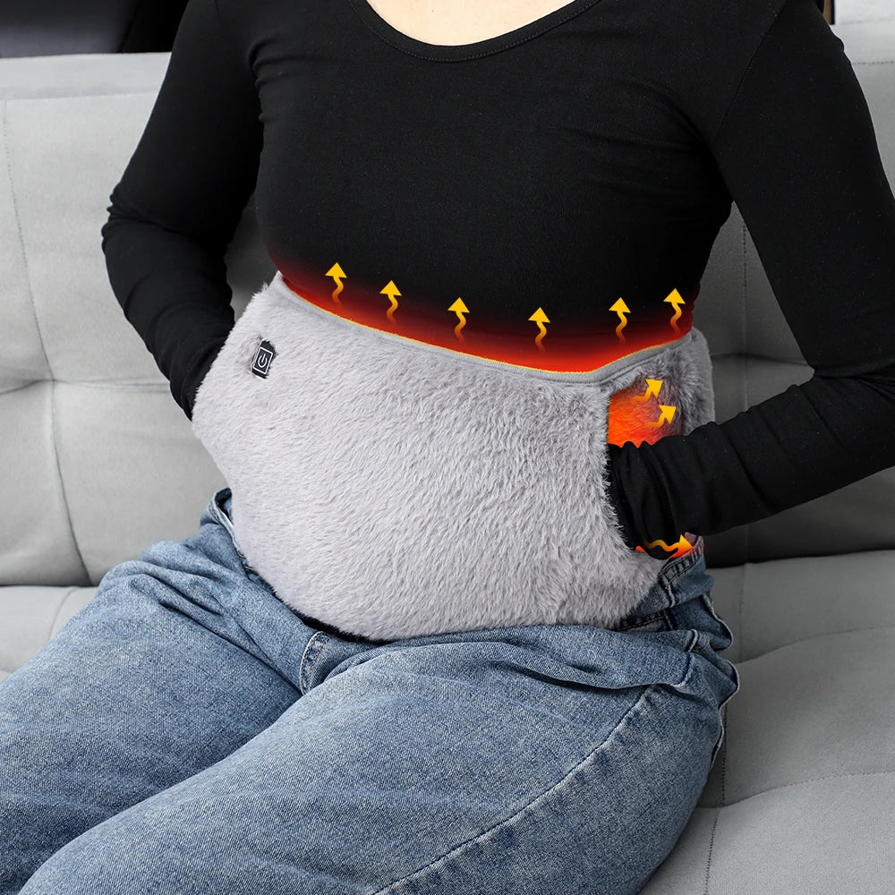 2-in-1 Electric Heating Belt with Graphene Technology – Hand & Waist Warmer for Period and Cold Relief