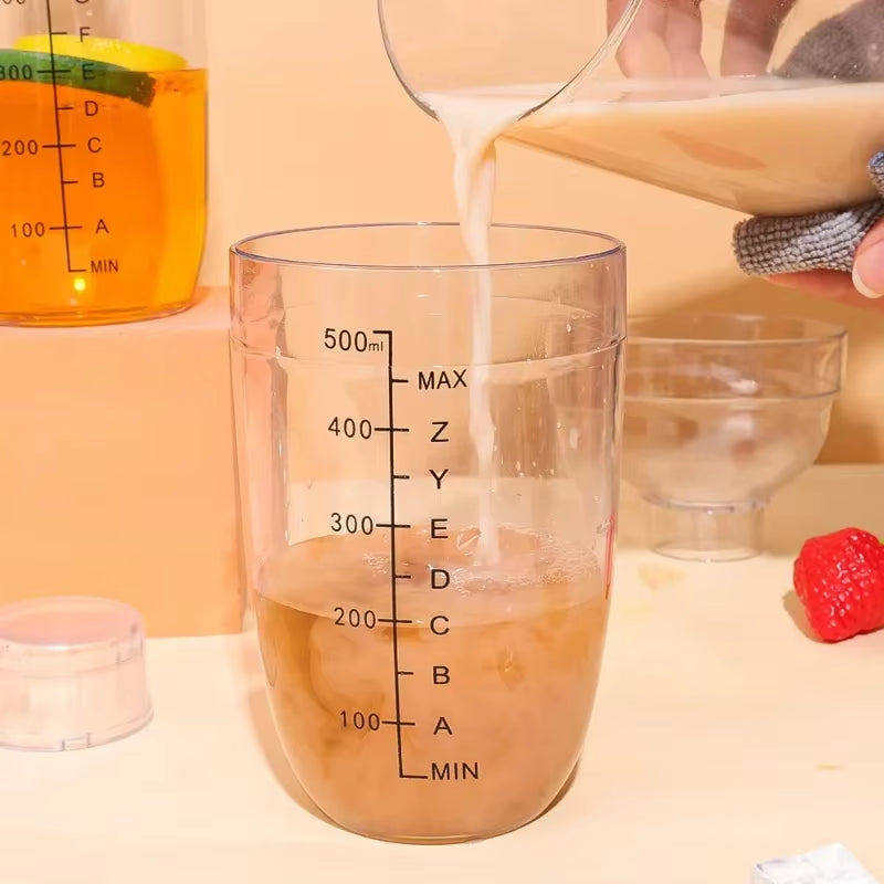 500ML / 700ML Transparent Cocktail Shaker – Perfect for Home and Bar Use