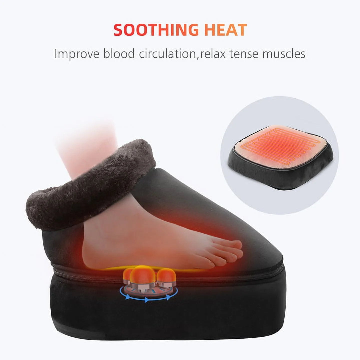 Comfier Shiatsu Foot Massager with Heat – Ultimate Relaxation for Feet & Back