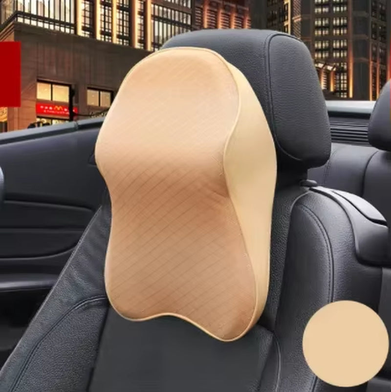 Car Seat 3D Memory Foam Headrest Cushion – Neck & Head Pain Relief