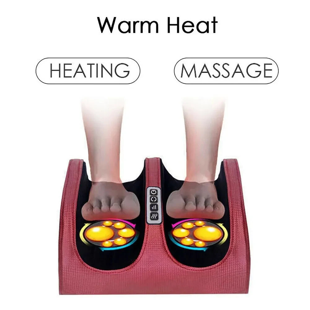 Infrared Shiatsu Foot Massager with Heat – Deep Kneading Therapy for Feet, Ankles & Calves