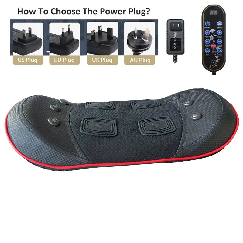 Electric Waist Massager – Deep Lumbar Relief, Posture Support & Spine Traction
