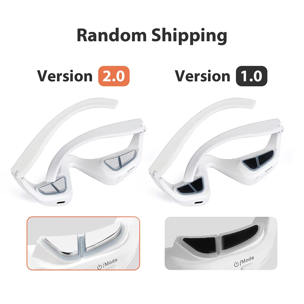 Smart EMS Eye Massager – Red Light Therapy for Dark Circles, Eye Bags & Wrinkles