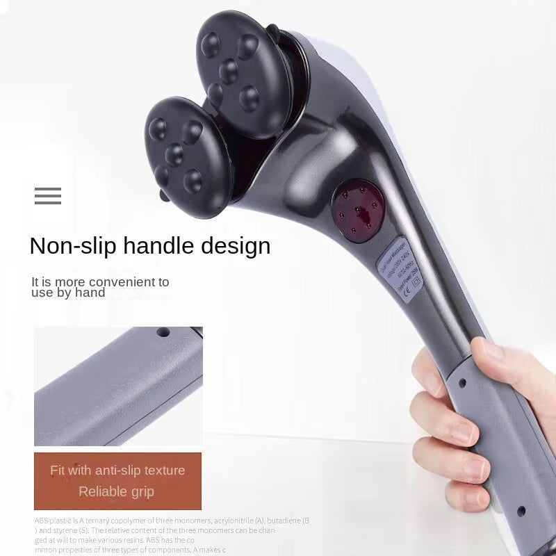 Double Head Infrared Massage Hammer – Deep Tissue Relief for Back, Legs & Shoulders