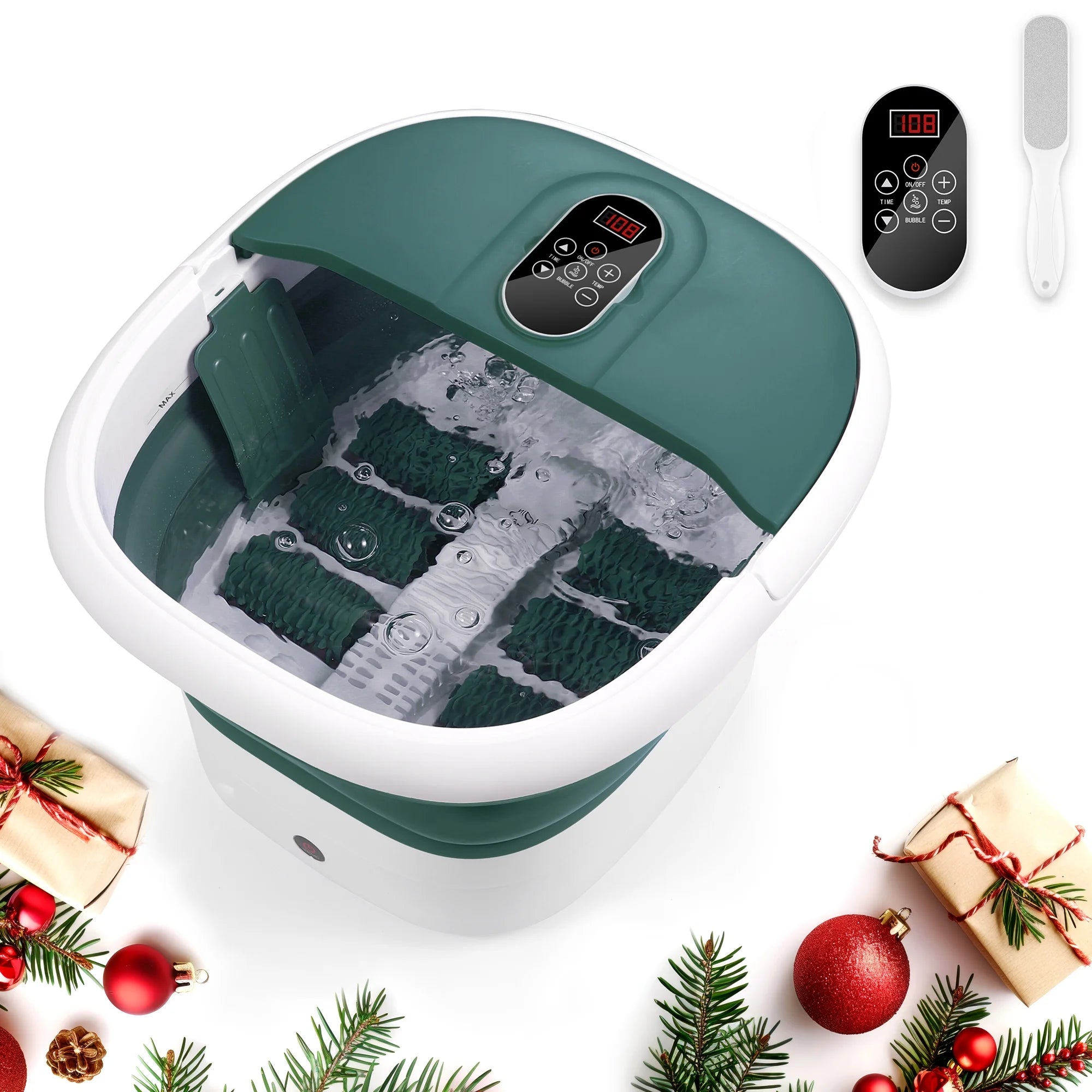 MaxKare Collapsible Foot Spa Bath Massager – Ultimate Foot Relaxation at Home