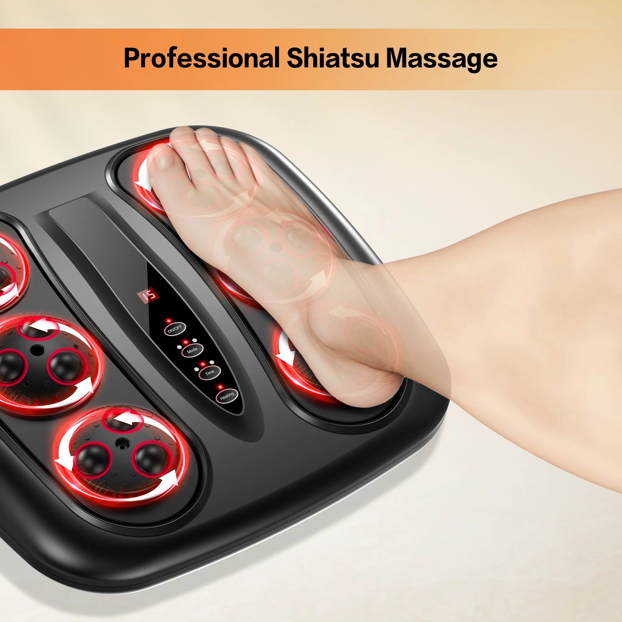 NEXPURE Heated Foot Massager – Ultimate Foot Relaxation at Home