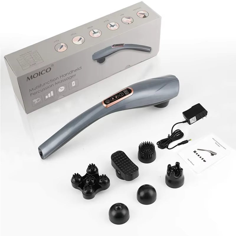 Cordless Handheld Back Massager for Deep Tissue Relaxation