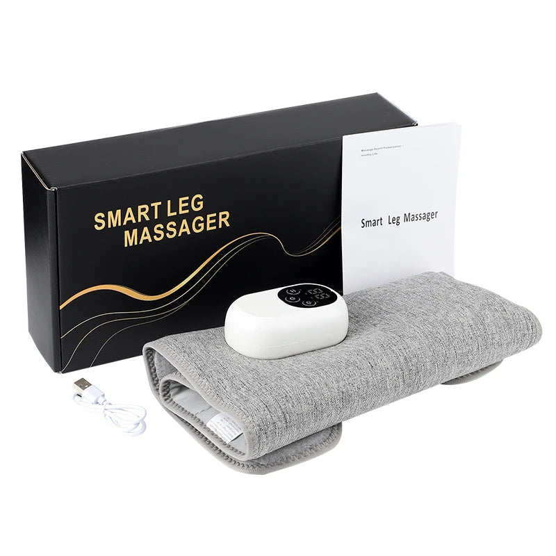 Wireless Heated Air Compression Leg Massager – Calf Relief, Muscle Relaxation & Leg Shaping