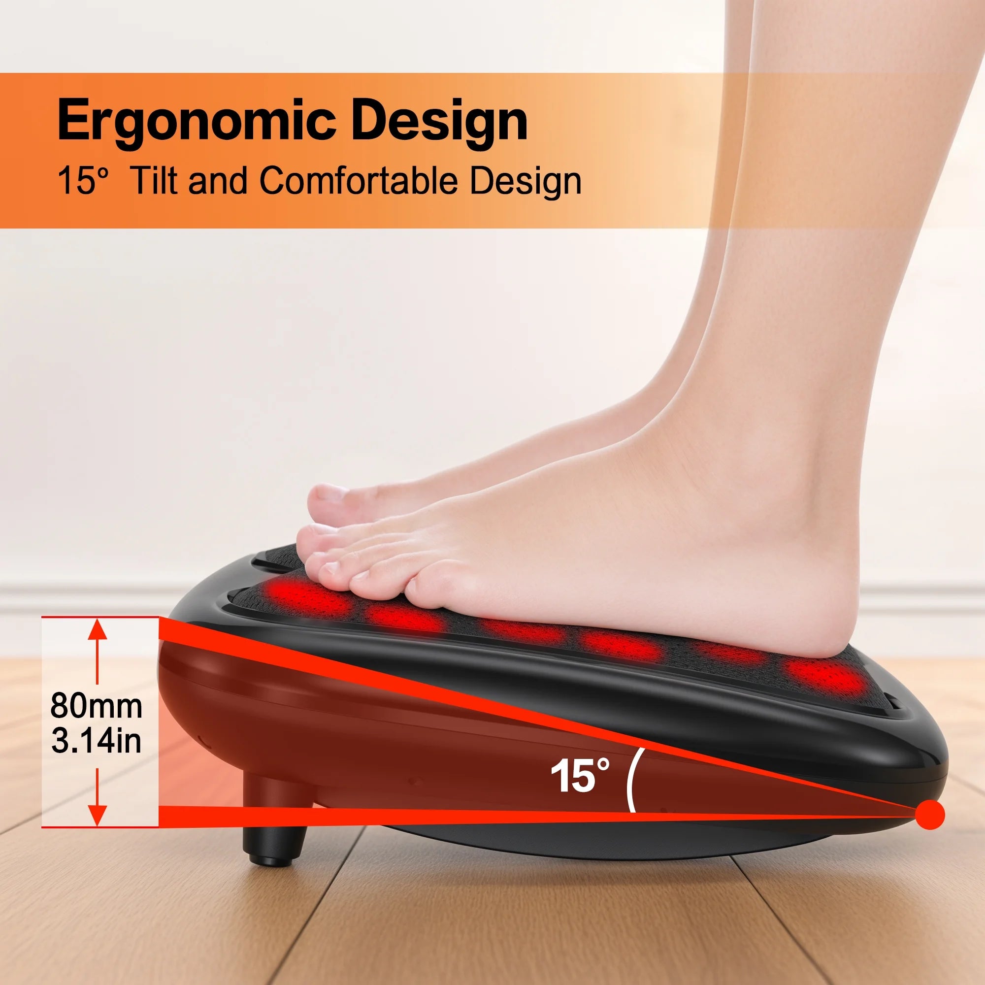 NEXPURE Heated Foot Massager – Ultimate Foot Relaxation at Home