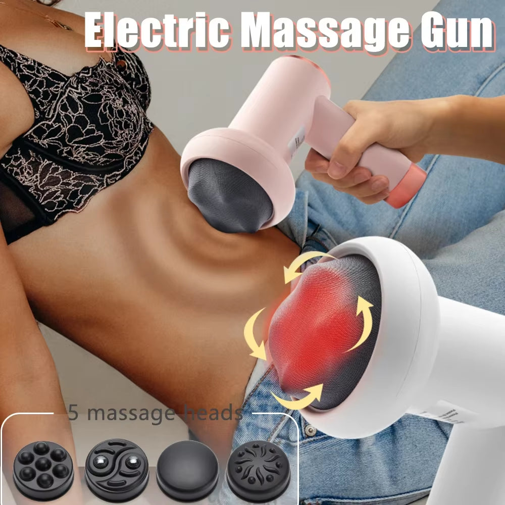 Electric Deep Tissue Massage Hammer – Fat Burning & Muscle Relief Therapy