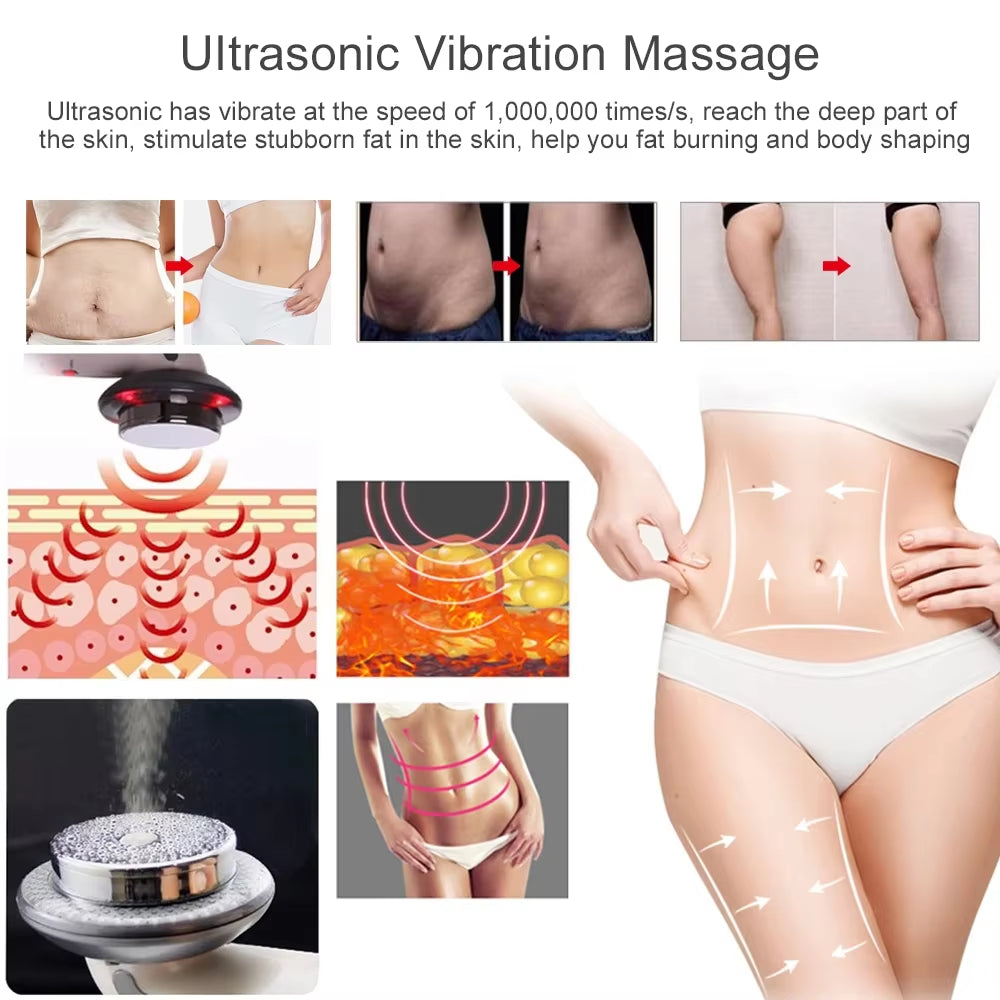 3-in-1 EMS Ultrasonic Cavitation Weight Loss Machine – Sculpt & Tone Your Body Effortlessly
