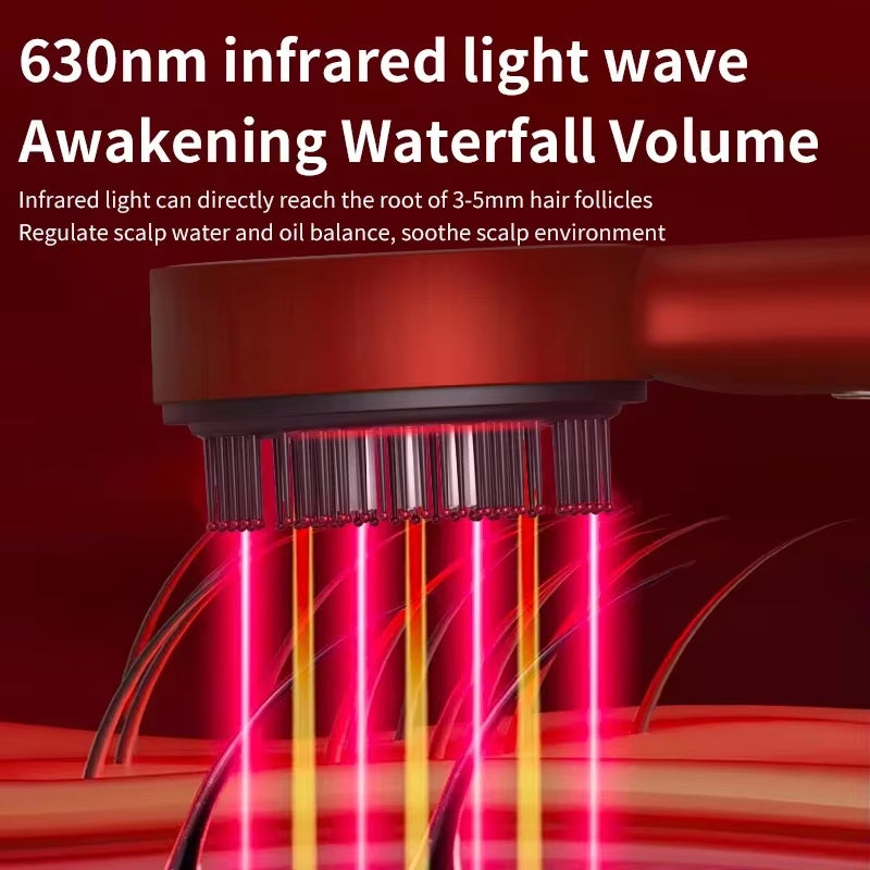 Infrared Scalp Massage Comb – Hair Growth & Scalp Care with Red Light Therapy