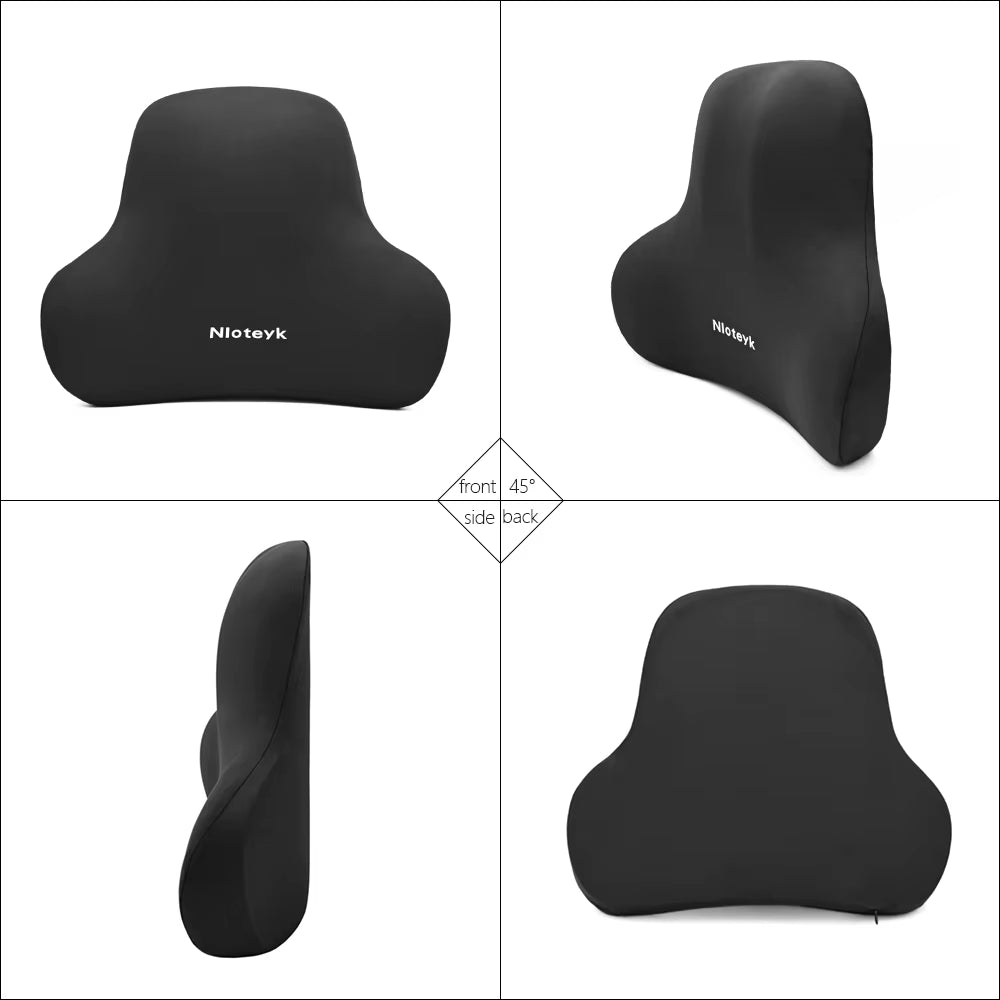 Car Memory Foam Neck & Lumbar Cushion – Ultimate Driving Comfort