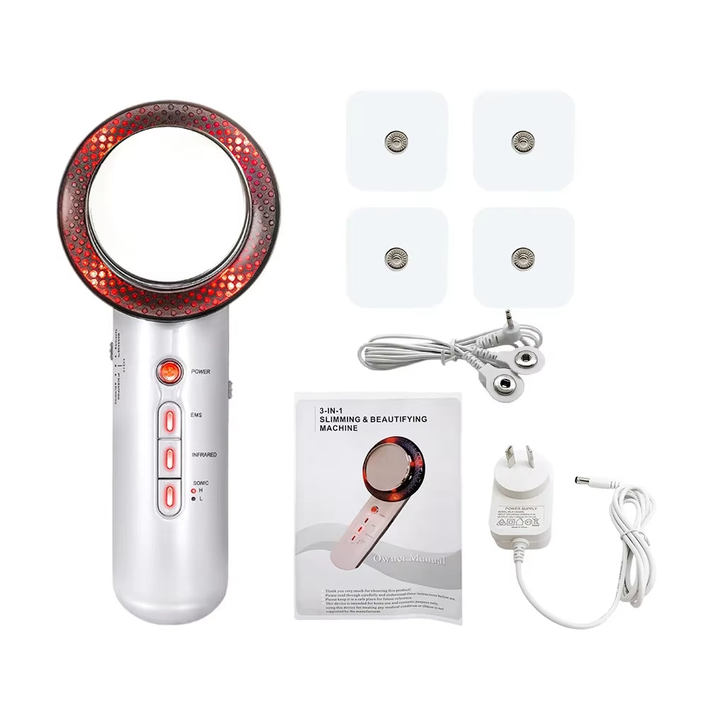 3-in-1 EMS Ultrasonic Cavitation Weight Loss Machine – Sculpt & Tone Your Body Effortlessly