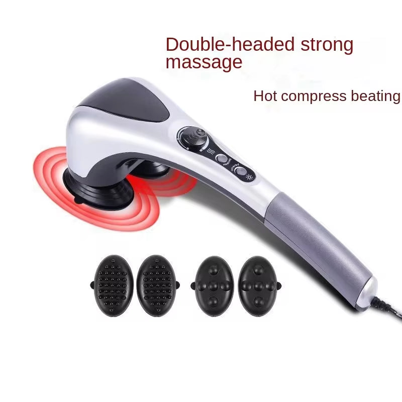 Double Head Infrared Massage Hammer – Deep Tissue Relief for Back, Legs & Shoulders