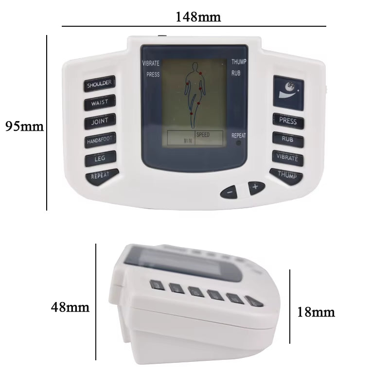 TENS EMS Muscle Stimulator & Slipper Massager – Acupuncture, Gua Sha, and Fat Burning Therapy