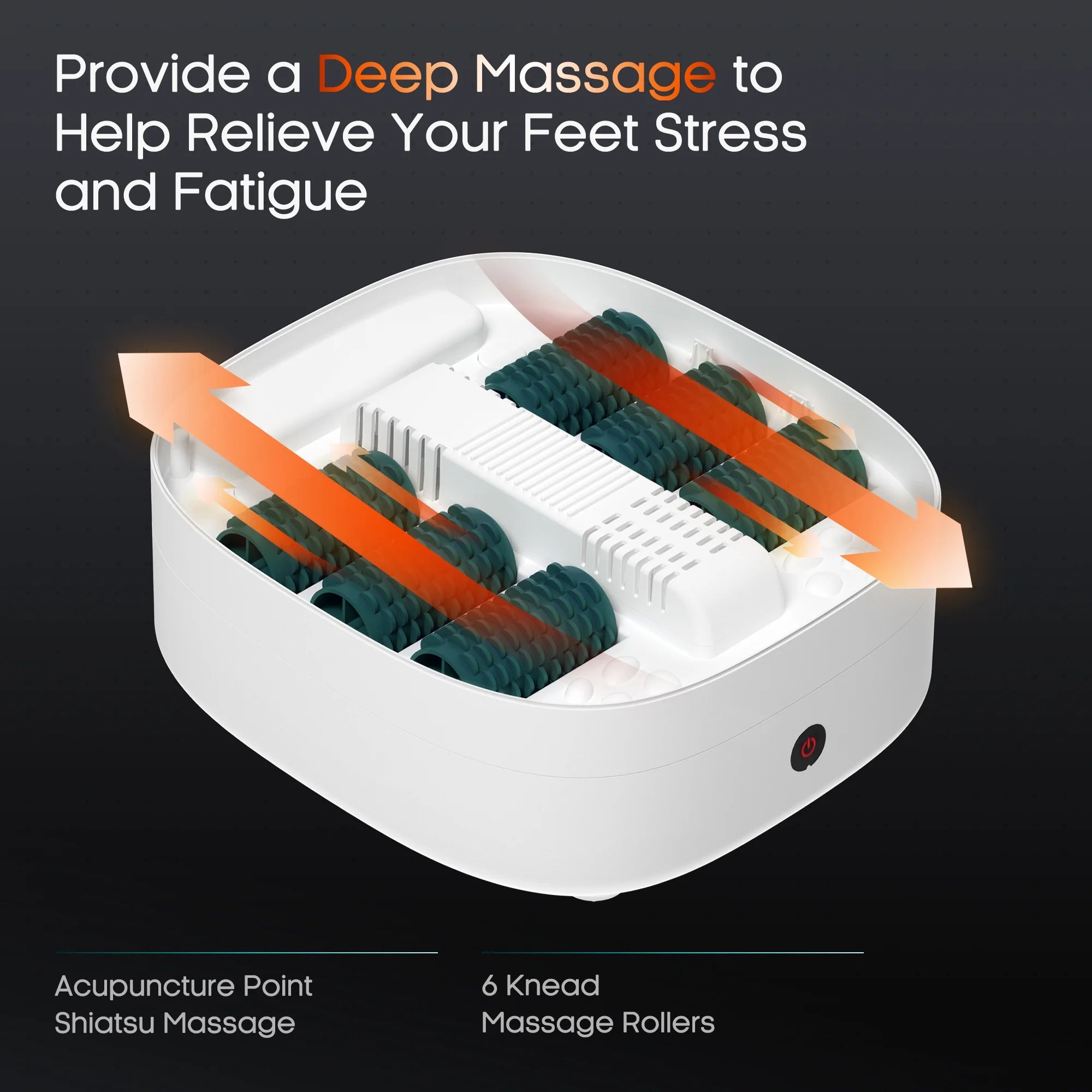 MaxKare Collapsible Foot Spa Bath Massager – Ultimate Foot Relaxation at Home