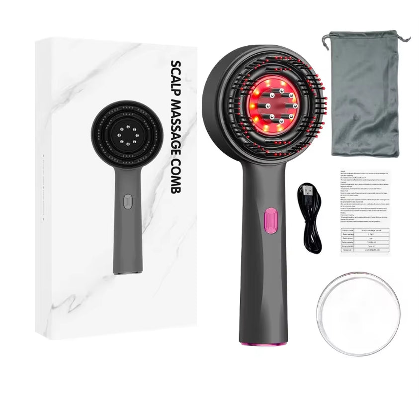 Infrared Scalp Massage Comb – Hair Growth & Scalp Care with Red Light Therapy