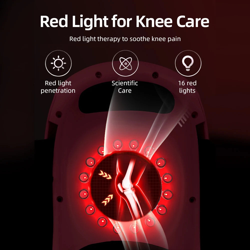 Electric Knee Massager – Infrared Heat, Vibration & Airbag Therapy for Pain Relief & Joint Support