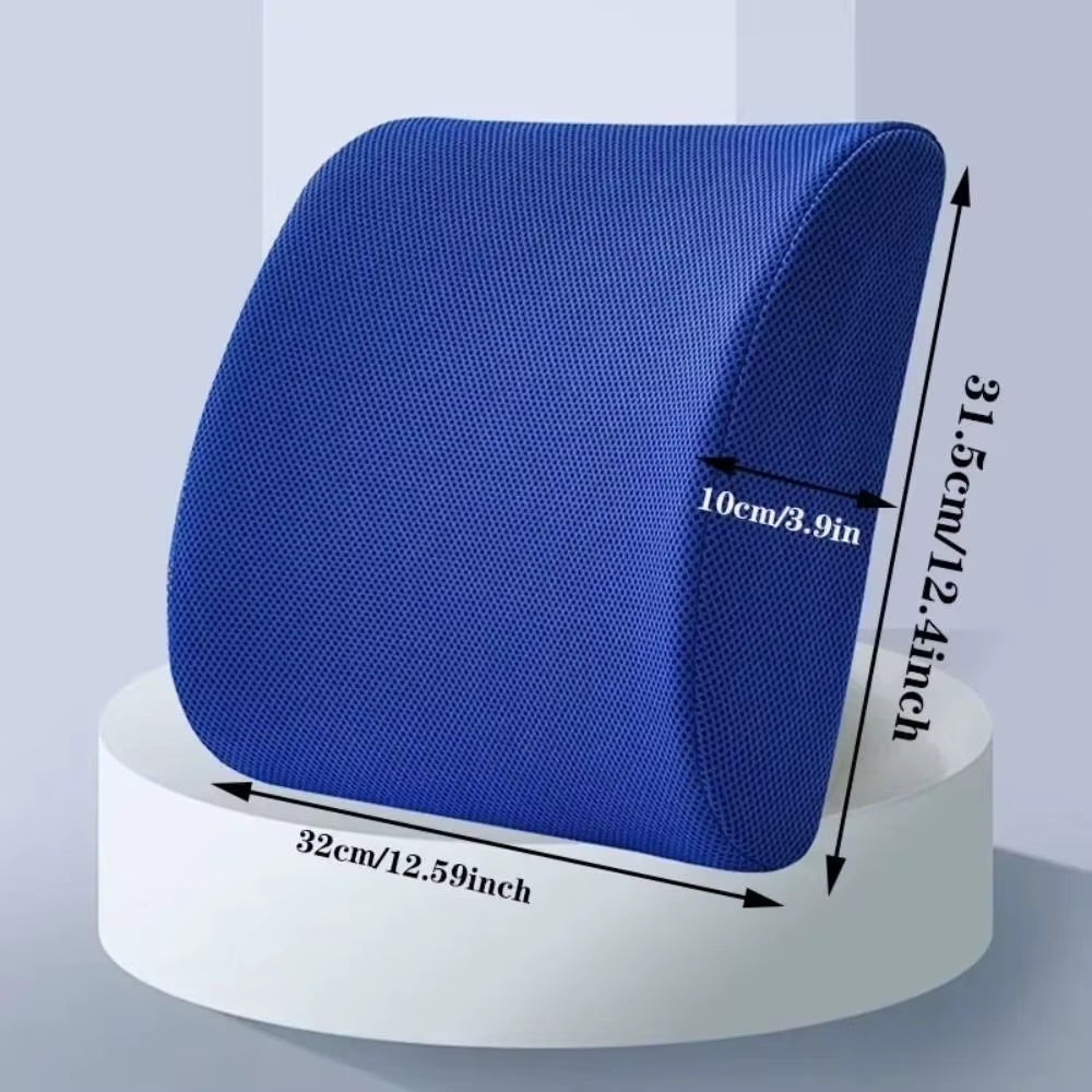 Memory Foam Lumbar Support Pillow – Ergonomic Back Relief Anywhere