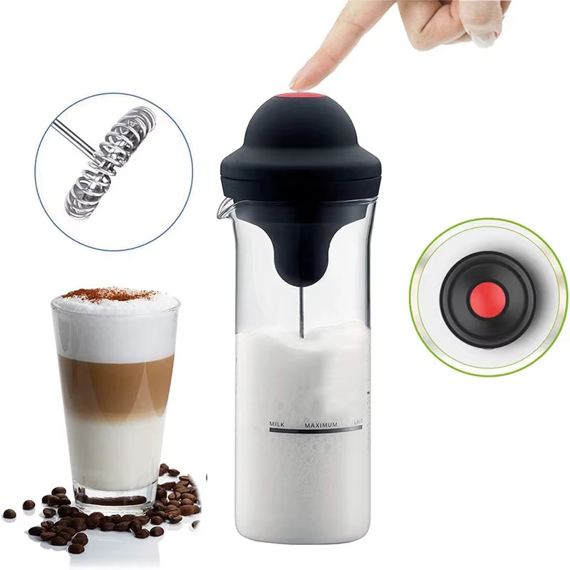 Portable Milk Frother – Electric Foamer for Perfect Coffee Creations