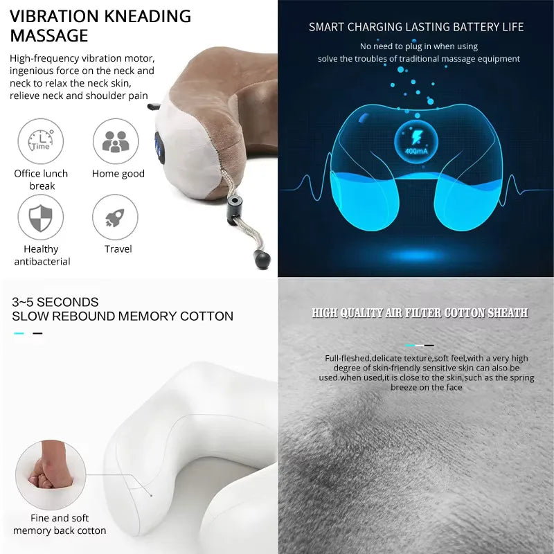 Your Personal Massage Therapist – U Shaped Electric Neck & Shoulder Massager