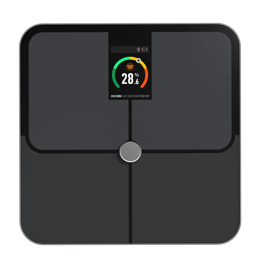 Smart Digital Body Fat Scale – Full Body Composition Analyzer with TFT Color Display & Heart Rate Function
