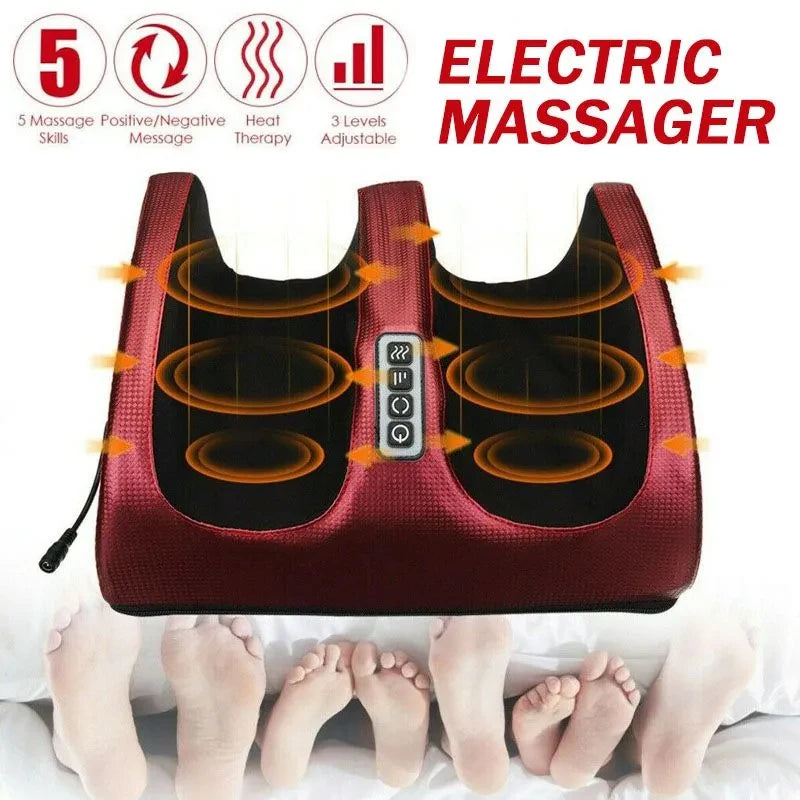 Infrared Shiatsu Foot Massager with Heat – Deep Kneading Therapy for Feet, Ankles & Calves