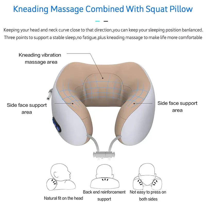Your Personal Massage Therapist – U Shaped Electric Neck & Shoulder Massager