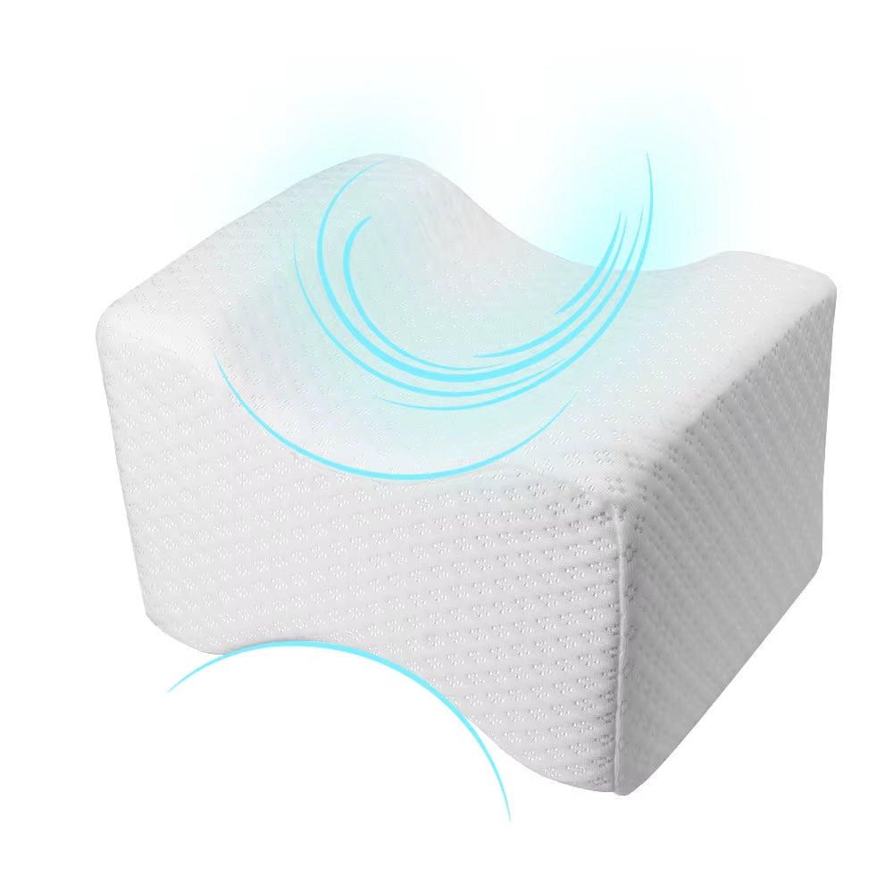 Memory Foam Orthopedic Knee Pillow – Align Your Spine, Sleep Without Pain