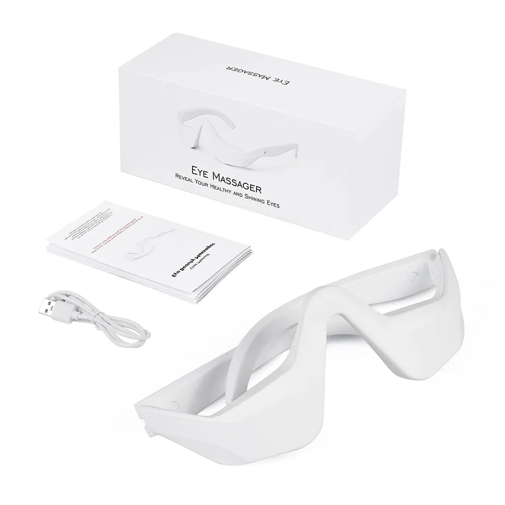 Smart EMS Eye Massager – Red Light Therapy for Dark Circles, Eye Bags & Wrinkles