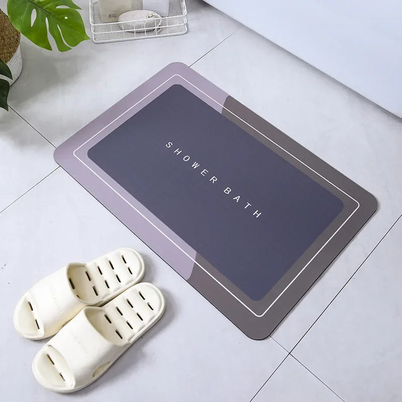 Super Absorbent Non Slip Bath Mat – Quick Drying Home Floor Rug