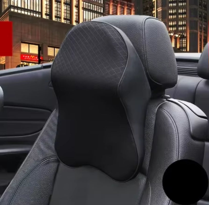 Car Seat 3D Memory Foam Headrest Cushion – Neck & Head Pain Relief